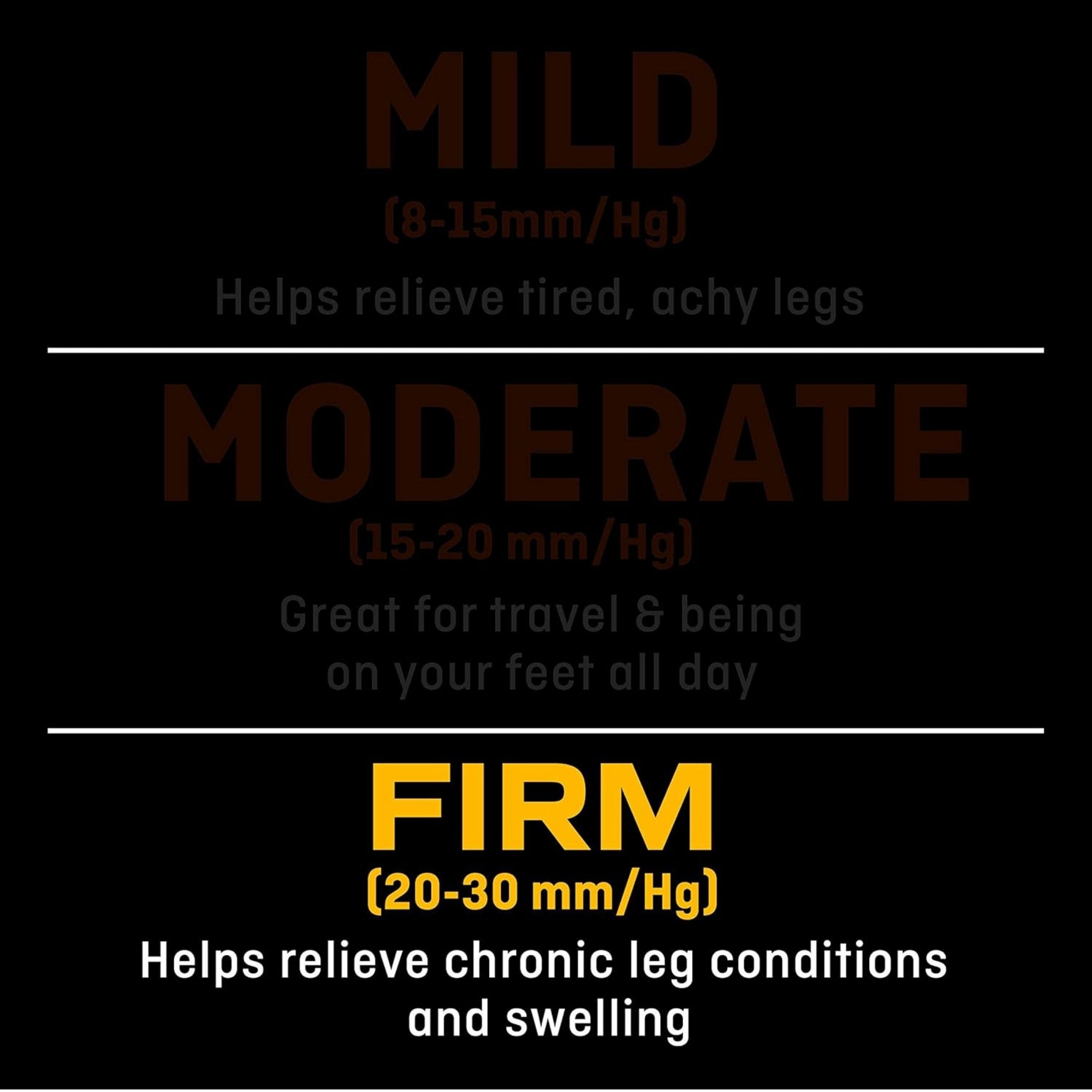 Futuro Restoring Dress Socks For Men Firm Medium Black