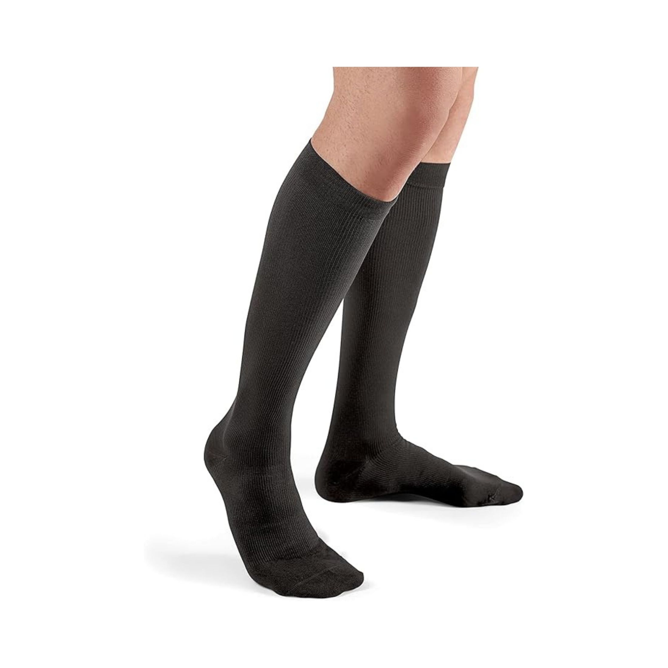 Futuro Restoring Dress Socks For Men Large Black Firm Compression