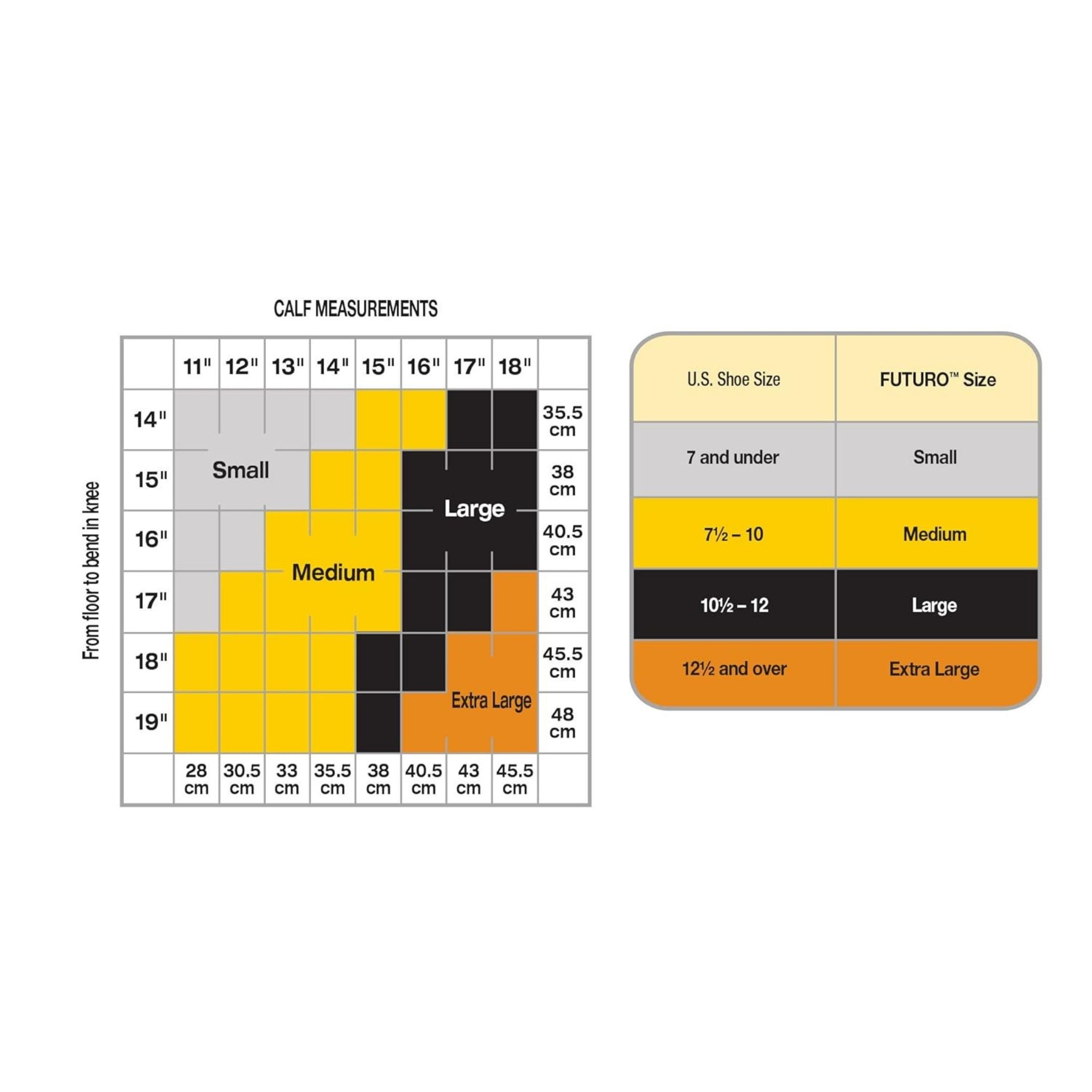 Futuro Dress Socks For Men, Moderate Compression Black, Black