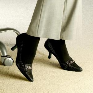 Futuro Moderate Compression Trouser Socks For Women, Black, Large