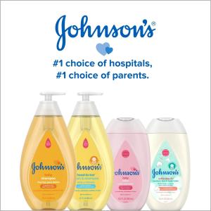 Johnson's Moisturizing Pink Baby Lotion With Coconut Oil 10.2 Oz