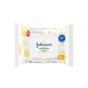 Johnson's Baby Disposable Hand & Face Cleansing Wipes To Gently Remove 99% Of Germs & Dirt From Delicate Skin, Pre-Moistened & Allergy-Tested, Paraben-, Phthalate- & Alcohol-Free