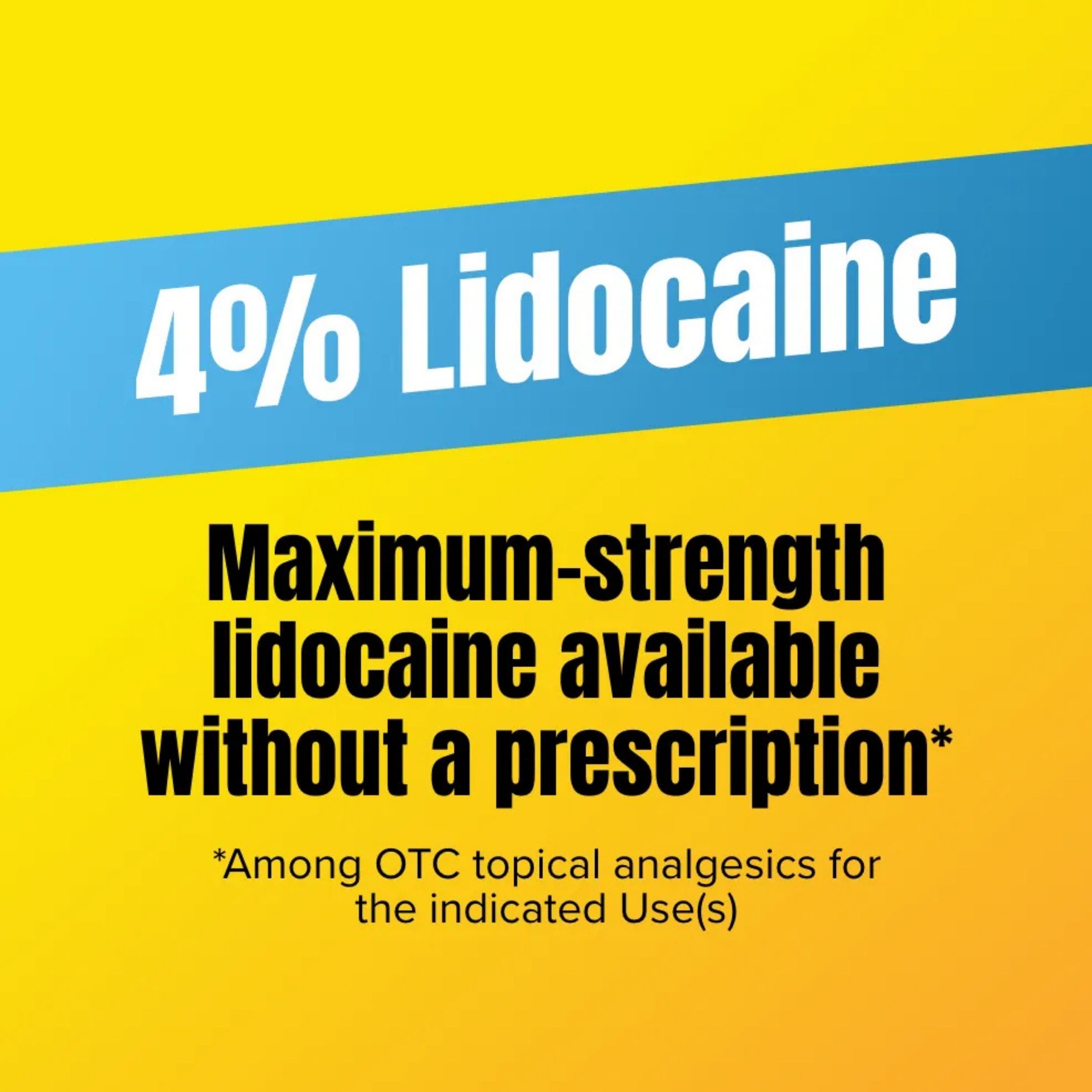 Aspercreme Pain Relief Foot Cream With 4% Lidocaine, Max Strength, Fr