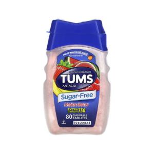 Tums Sugar Free Extra Strength Antacid Melon Berry Chewable Tablets