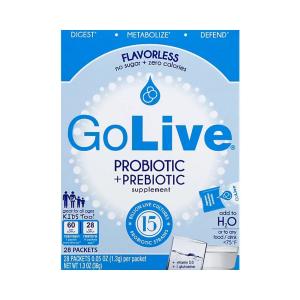 GoLive Flavorless Prebiotic + Probiotic - 28ct