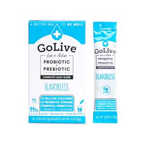 GoLive Flavorless 5-Count Synbiotic Probiotics + Prebiotics; 1