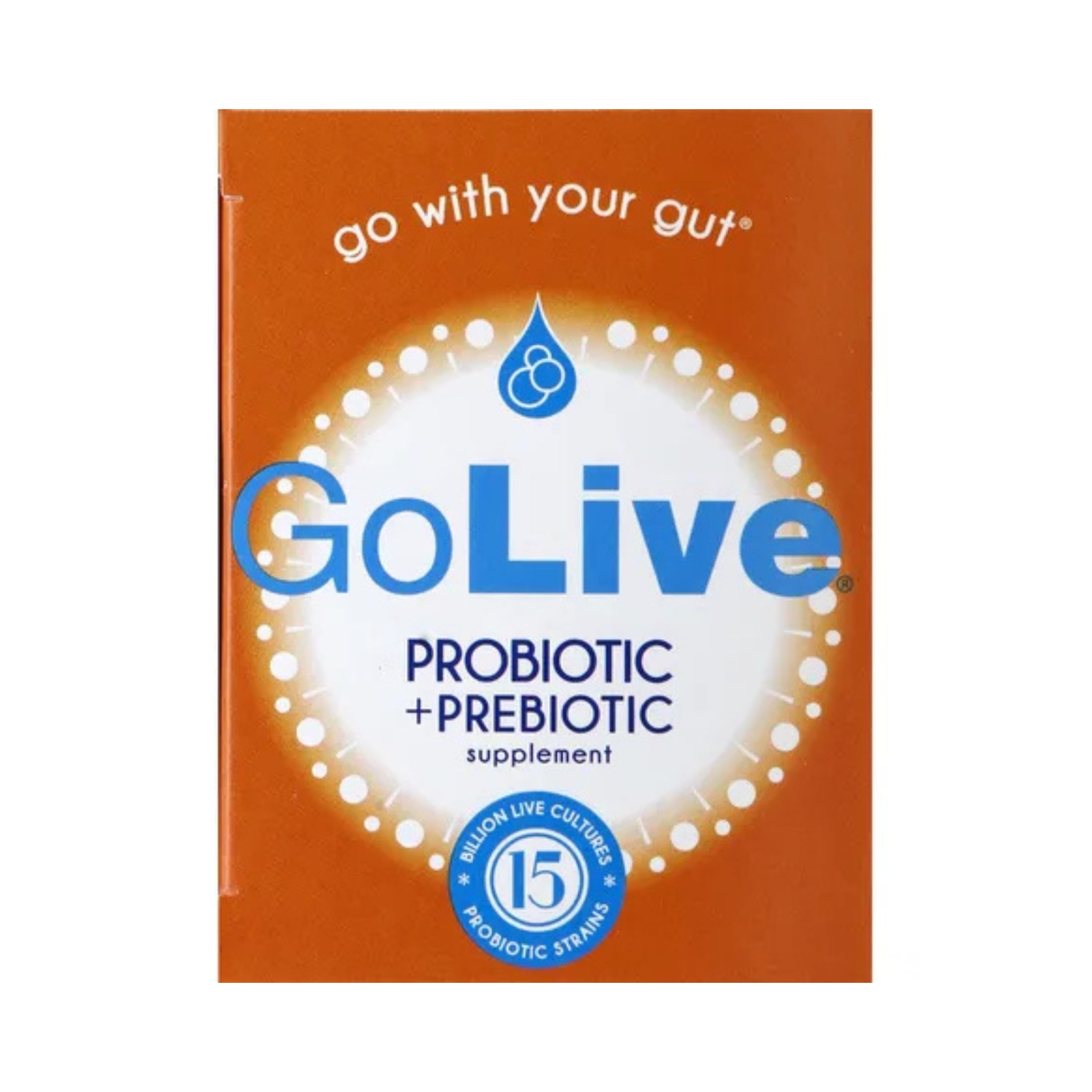 GoLive Probiotic + Prebiotic Packets Orange - 10ct