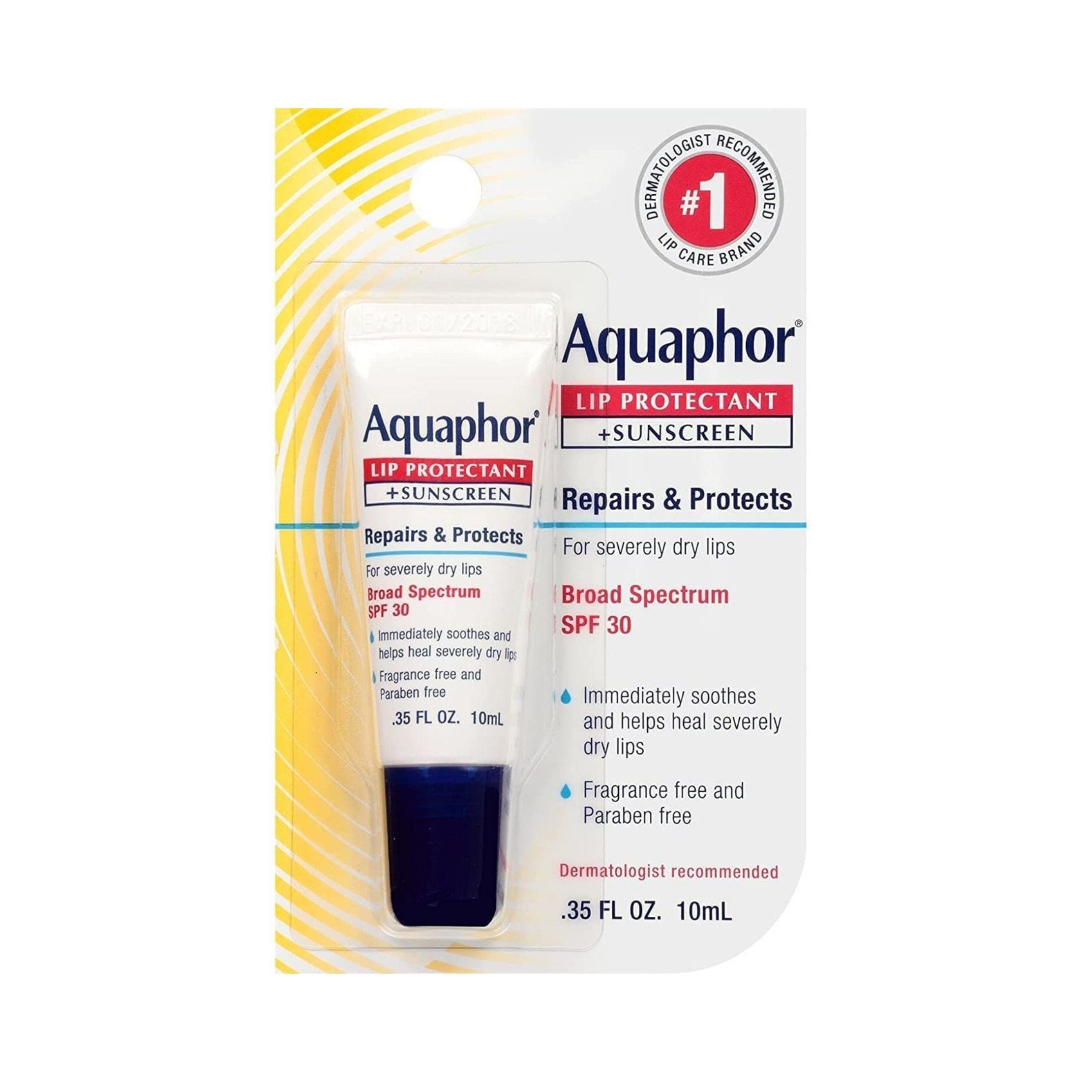 Aquaphor Lip Repair + Protect, Broad Spectrum SPF 30