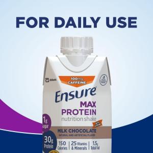 Ensure Max Protein Nutrition Shake Cafe Mocha Ready-to-Drink 11 Fl Oz Bottle