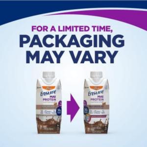 Ensure Max Protein Nutrition Shake Cafe Mocha Ready-to-Drink 11 Fl Oz Bottle