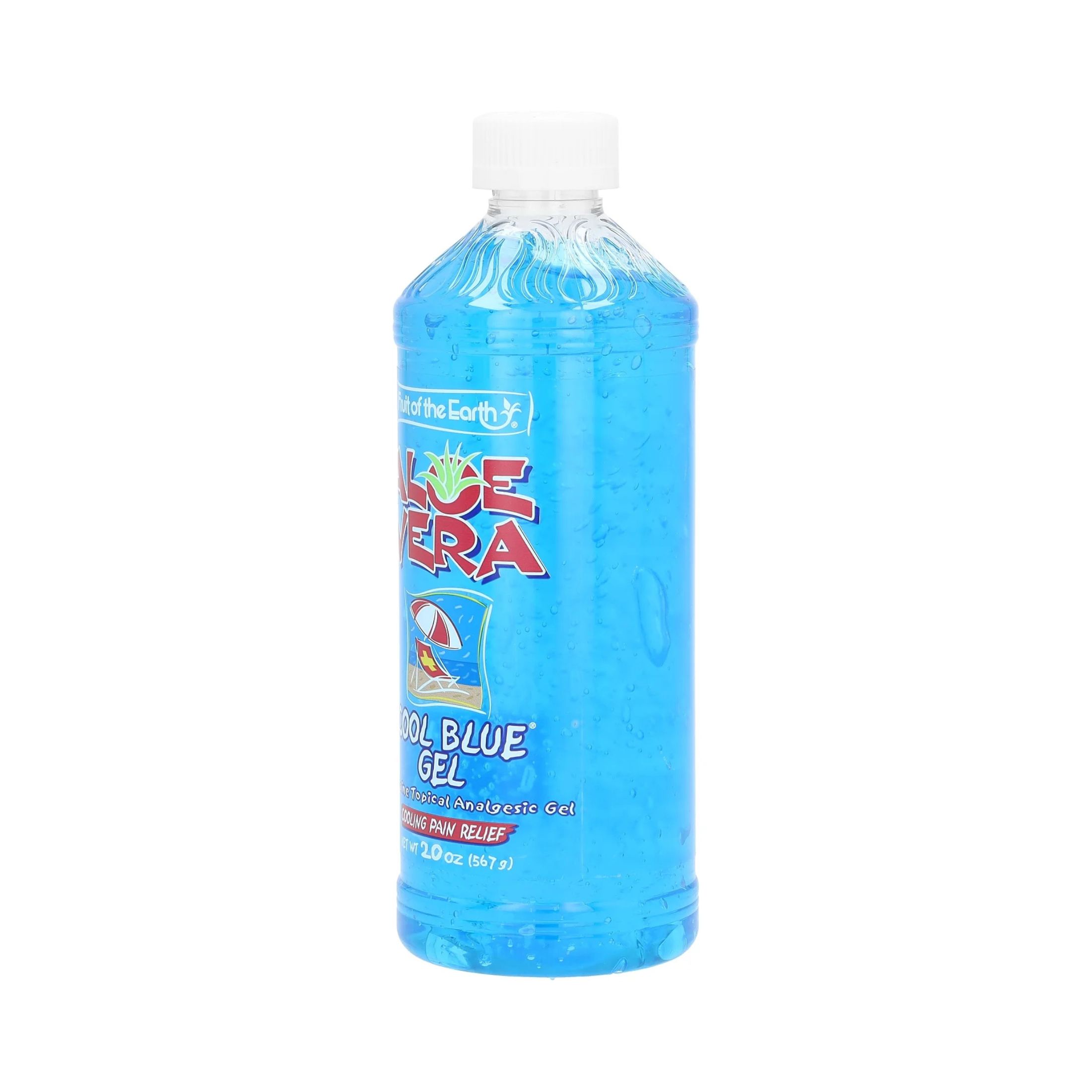Fruit of the Earth Aloe Vera Gel - Cool Blue - 20 Ounce
