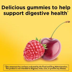 Nature Made Ultra Strength Digestive Probiotic Gummies For Women And Men - Raspberry & Cherry - 42ct