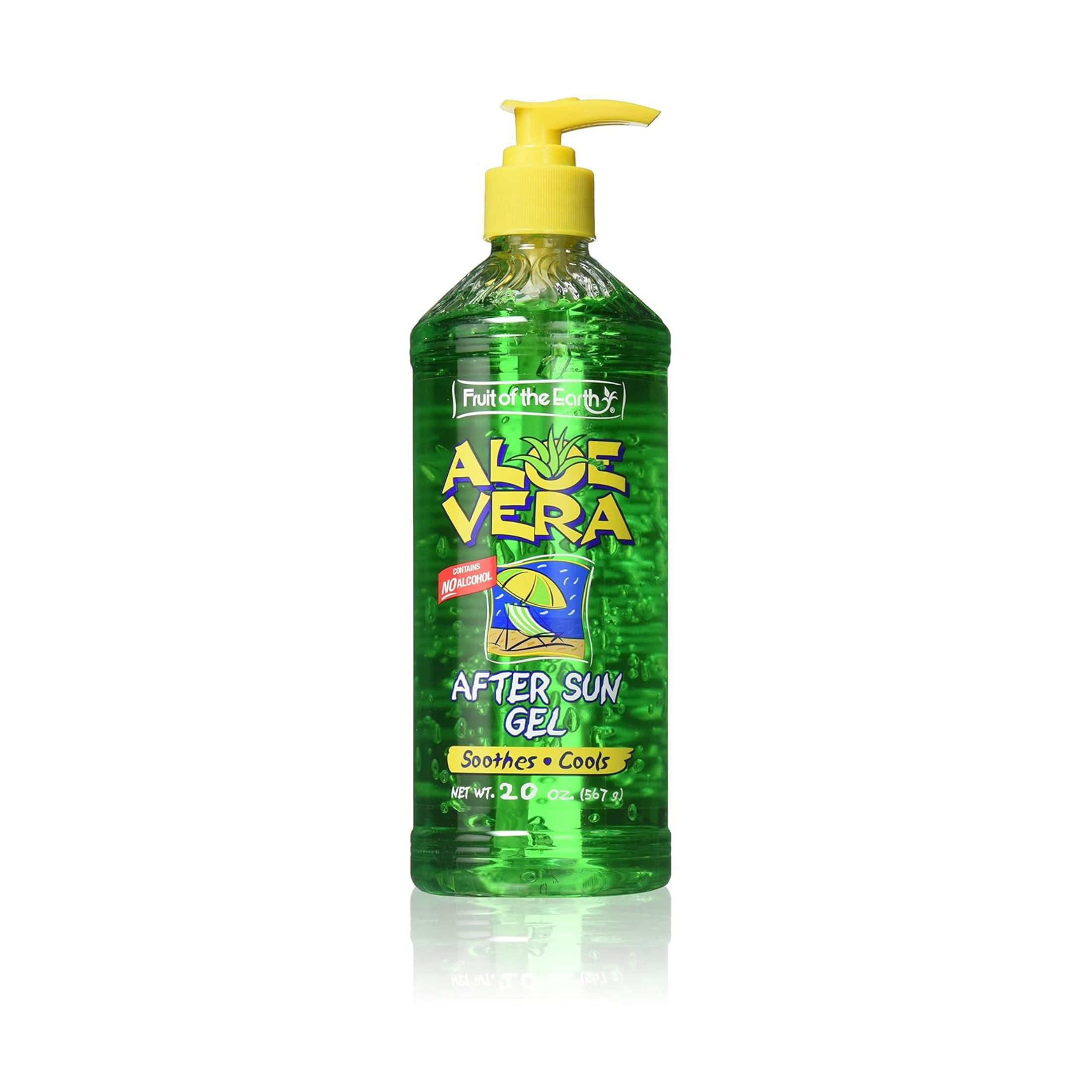 Fruit of the Earth After Sun Gel, Aloe Vera 20 Oz