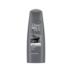 Dove Men+Care Charcoal + Clay Purifying Shampoo, 12 Fl Oz