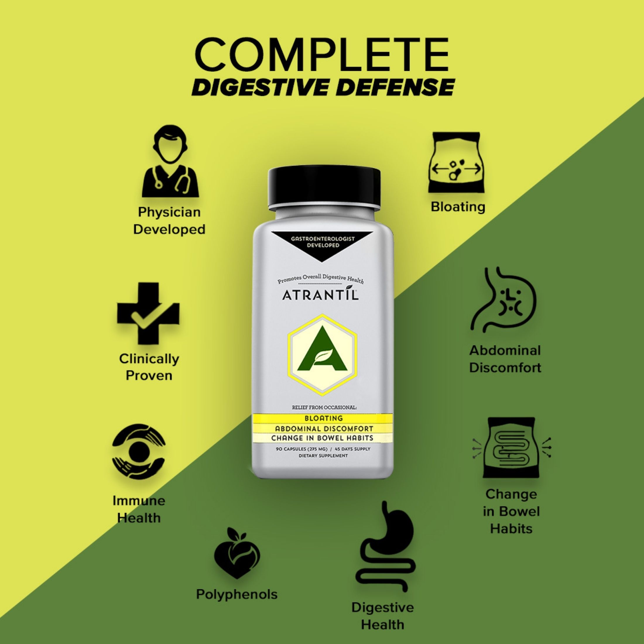 Atrantil Digestive Supplement 90 Capsules