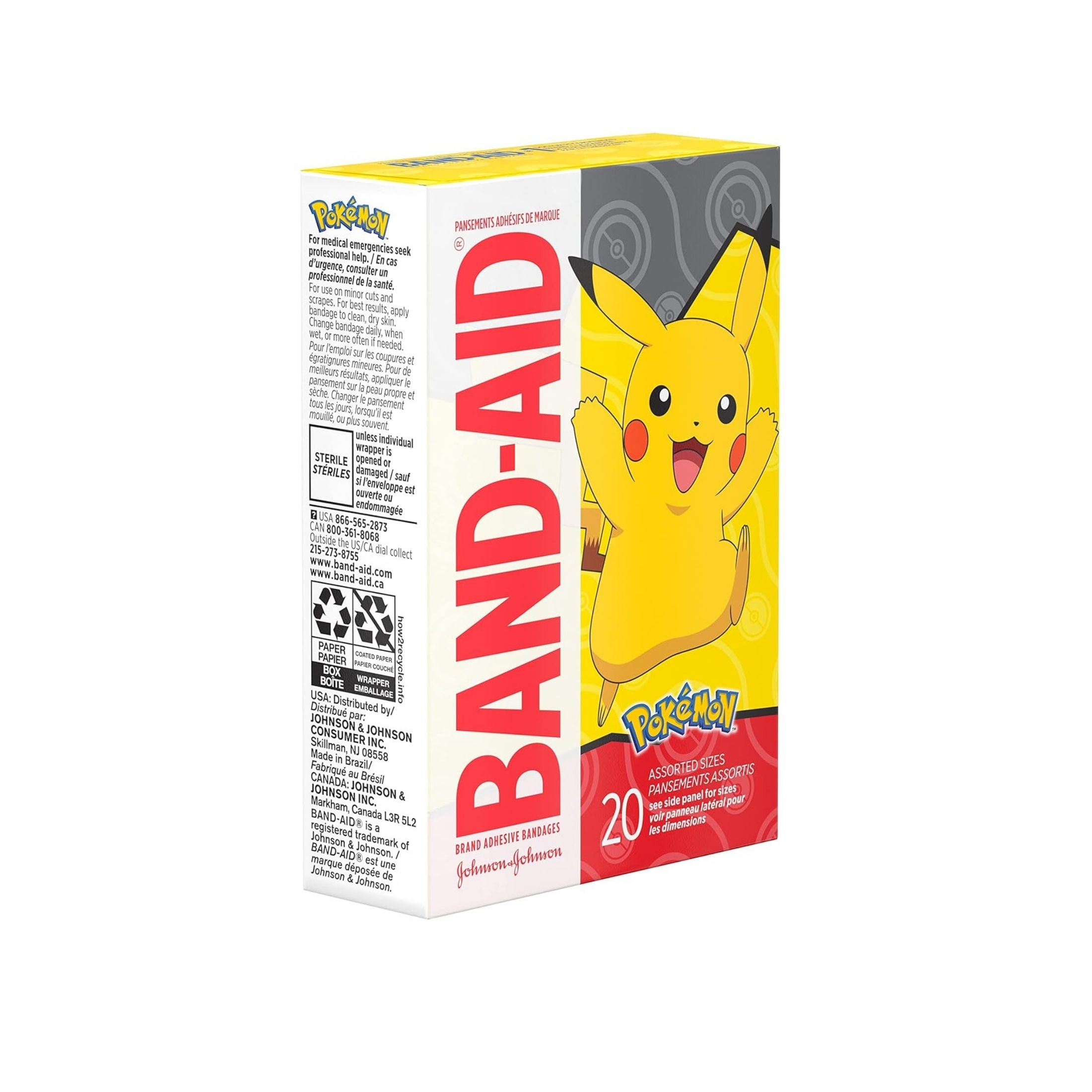 BAND-AID Brand Adhesive Pokémon Bandages