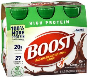Nestle Clinical Nutrition Boost High Protein Rich Chocolate Balanced Nutritional Drink