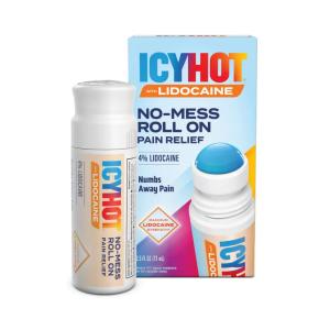 Icy Hot Pain Relief, No Mess, Lidocaine, Maximum Strength, Roll-On 2.5 Fl Oz
