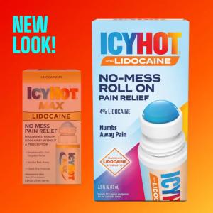 Icy Hot Pain Relief, No Mess, Lidocaine, Maximum Strength, Roll-On 2.5 Fl Oz