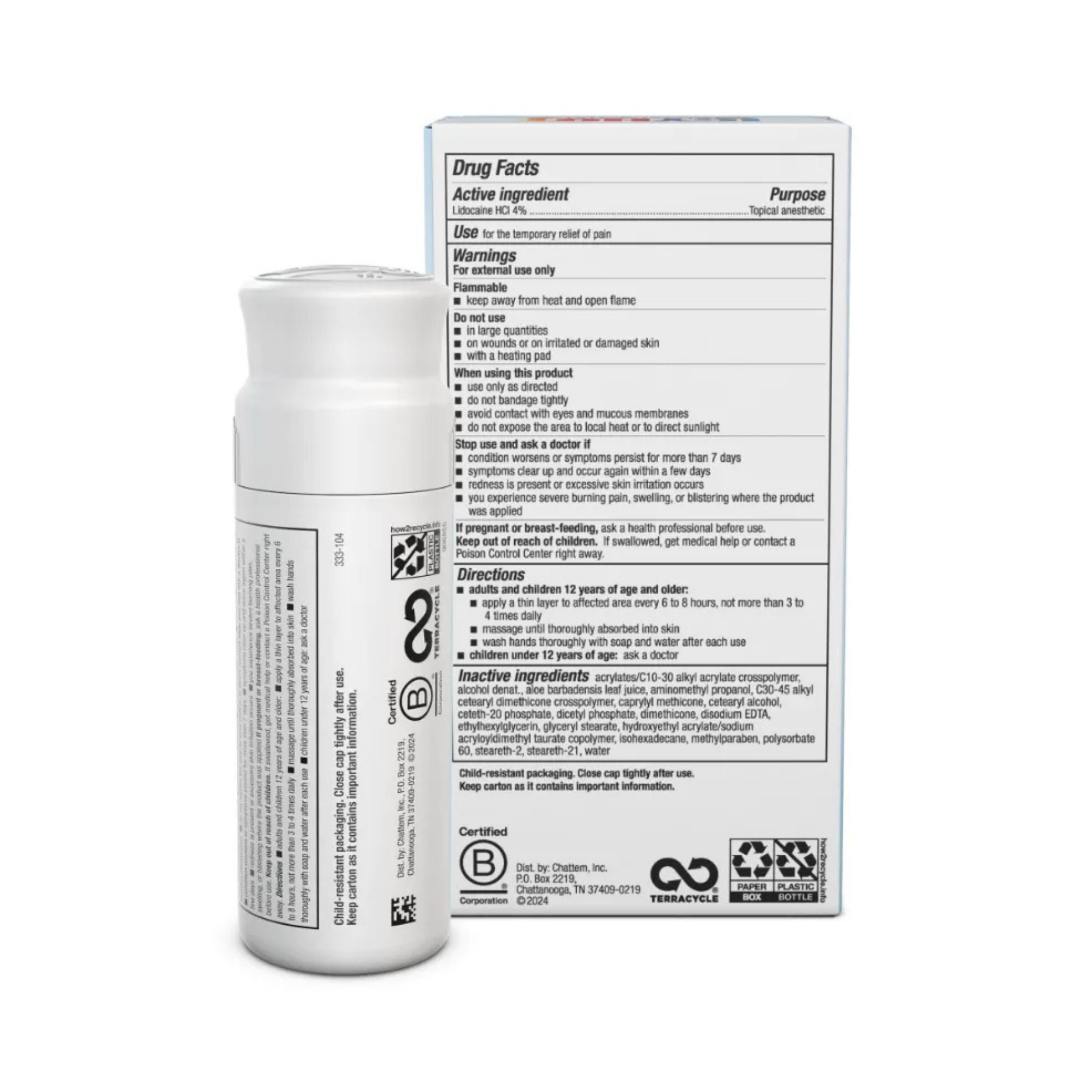 Icy Hot Pain Relief, No Mess, Lidocaine, Maximum Strength, Roll-On 2.5 Fl Oz