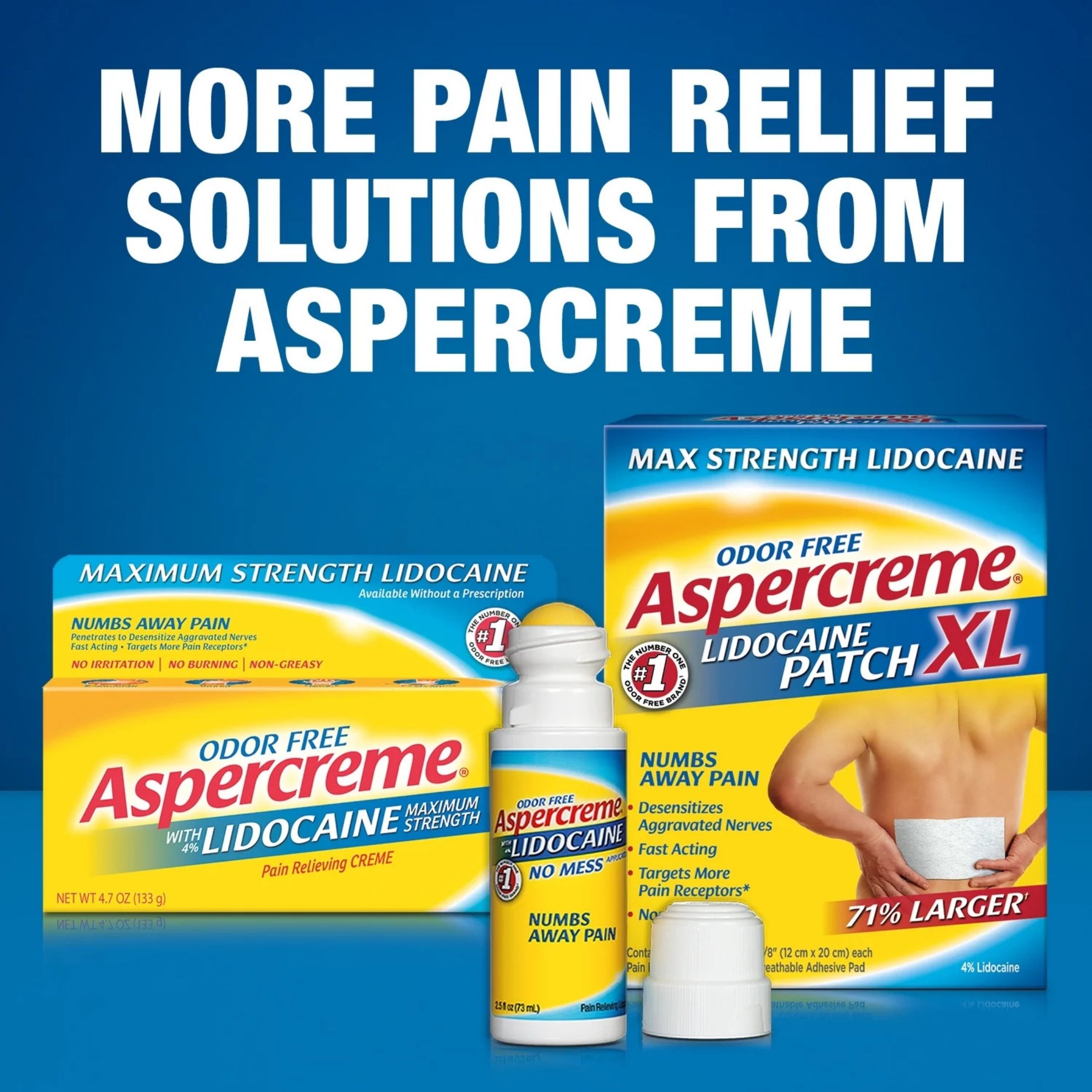 Aspercreme Lidocaine Patch XL