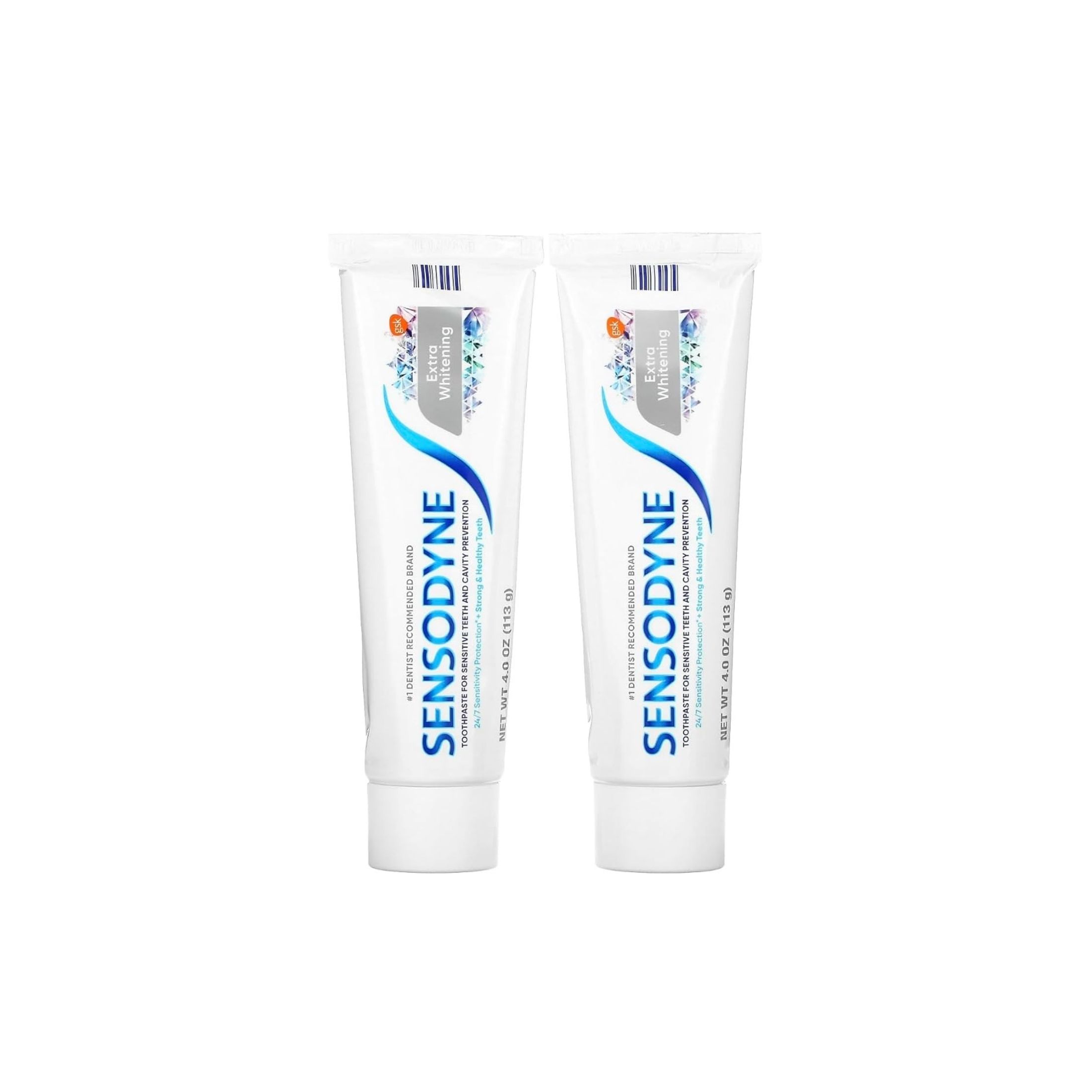 Sensodyne Toothpaste, Extra Whitening, Twin Value Pack