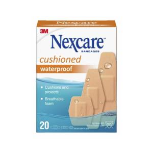 Nexcare Bandages, Cushioned Foam, Waterproof, Assorted