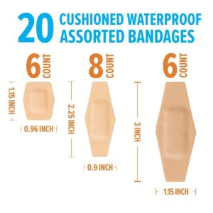 Nexcare Bandages, Cushioned Foam, Waterproof, Assorted