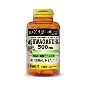 Mason Natural Ashwagandha Standardized Extract 500 Mg Capsules