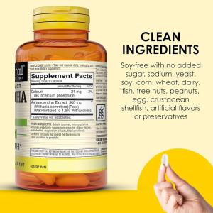 Mason Natural Ashwagandha Standardized Extract 500 Mg Capsules