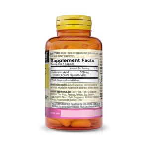Mason Natural Hyaluronic Acid, 100 Mg, 30 Capsules