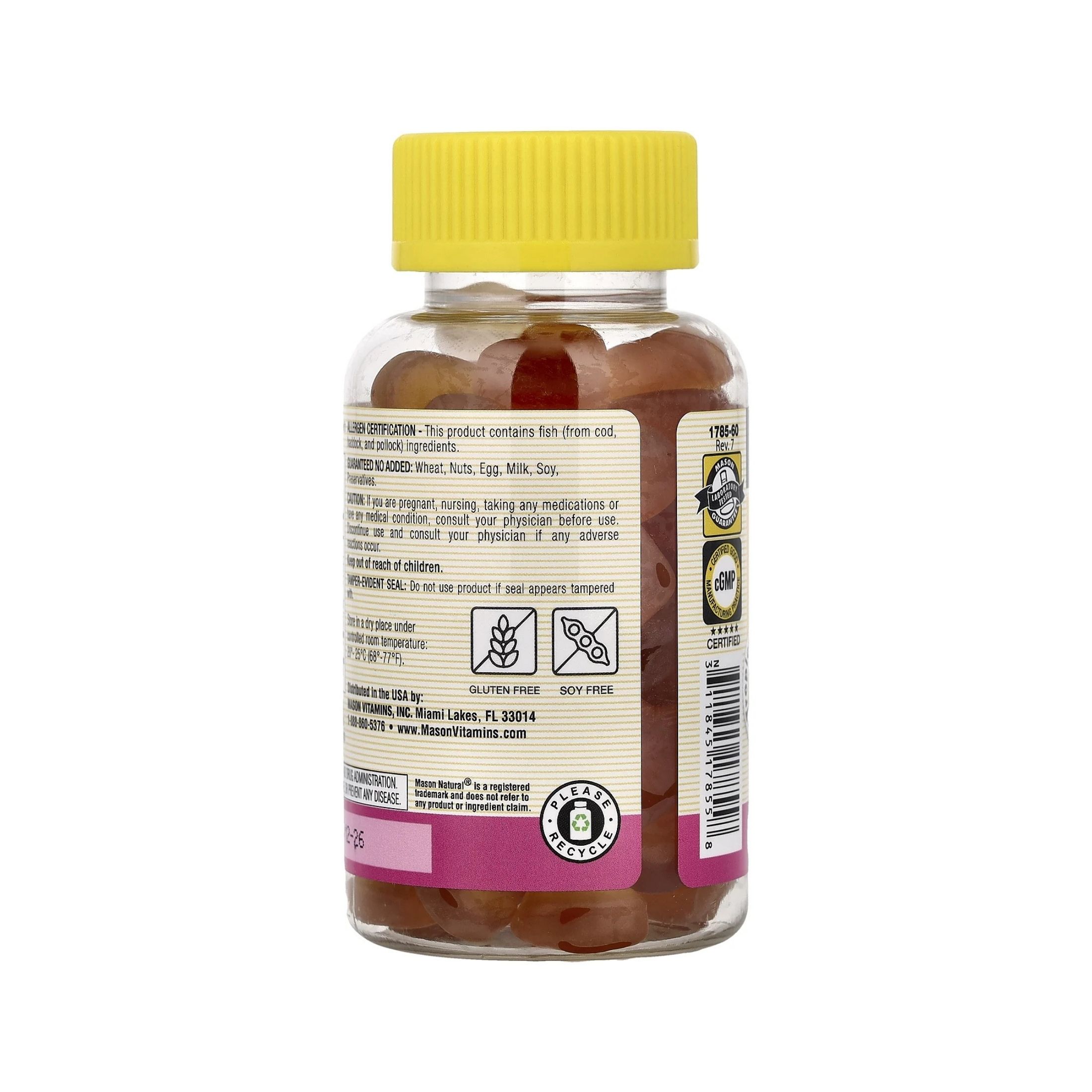 Mason Natural Collagen, Gummies, Tropical Fruit Flavor