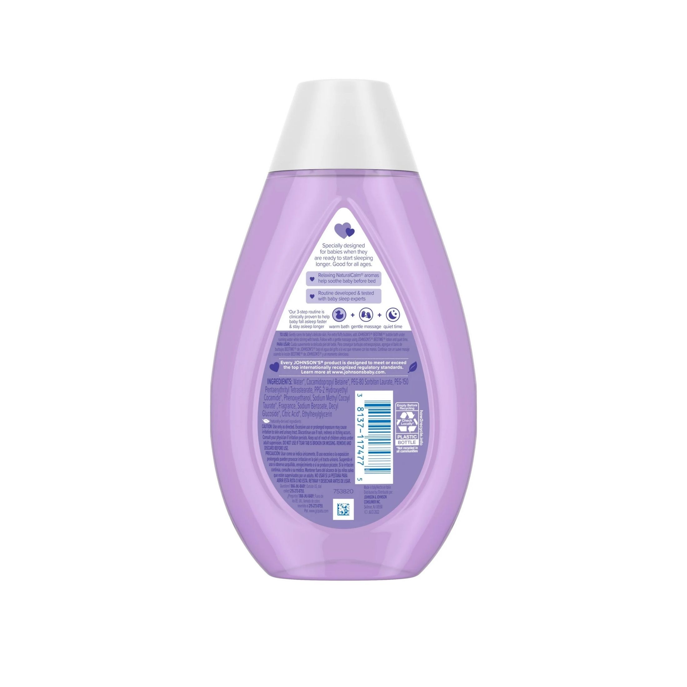 Johnson's Bedtime Baby Bath With Soothing Aromas - 13.6 Fl Oz