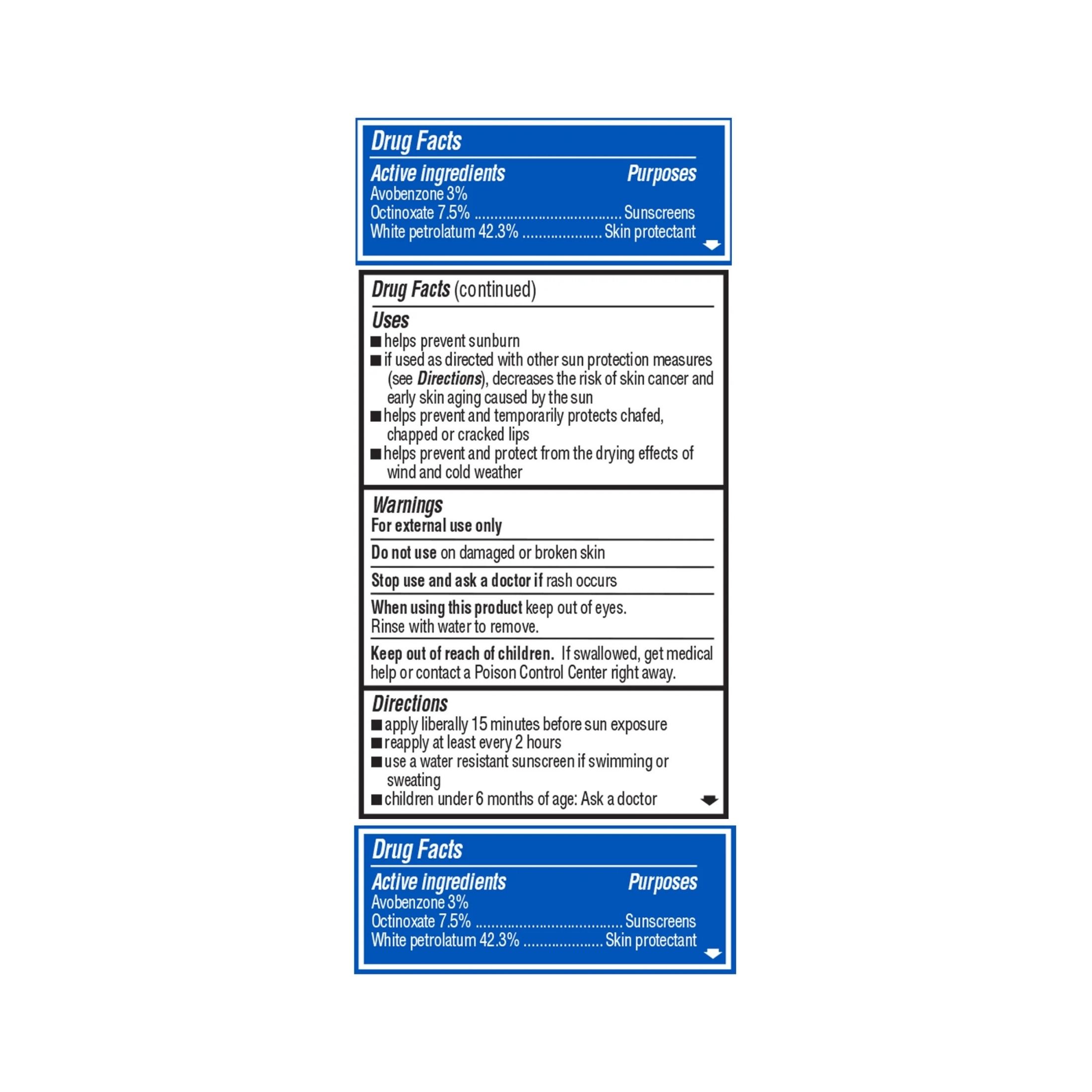 ChapStick Broad Spectrum SPF 15 Original Moisturizer 2 In 1 Lipcare, 0.15 Ounce