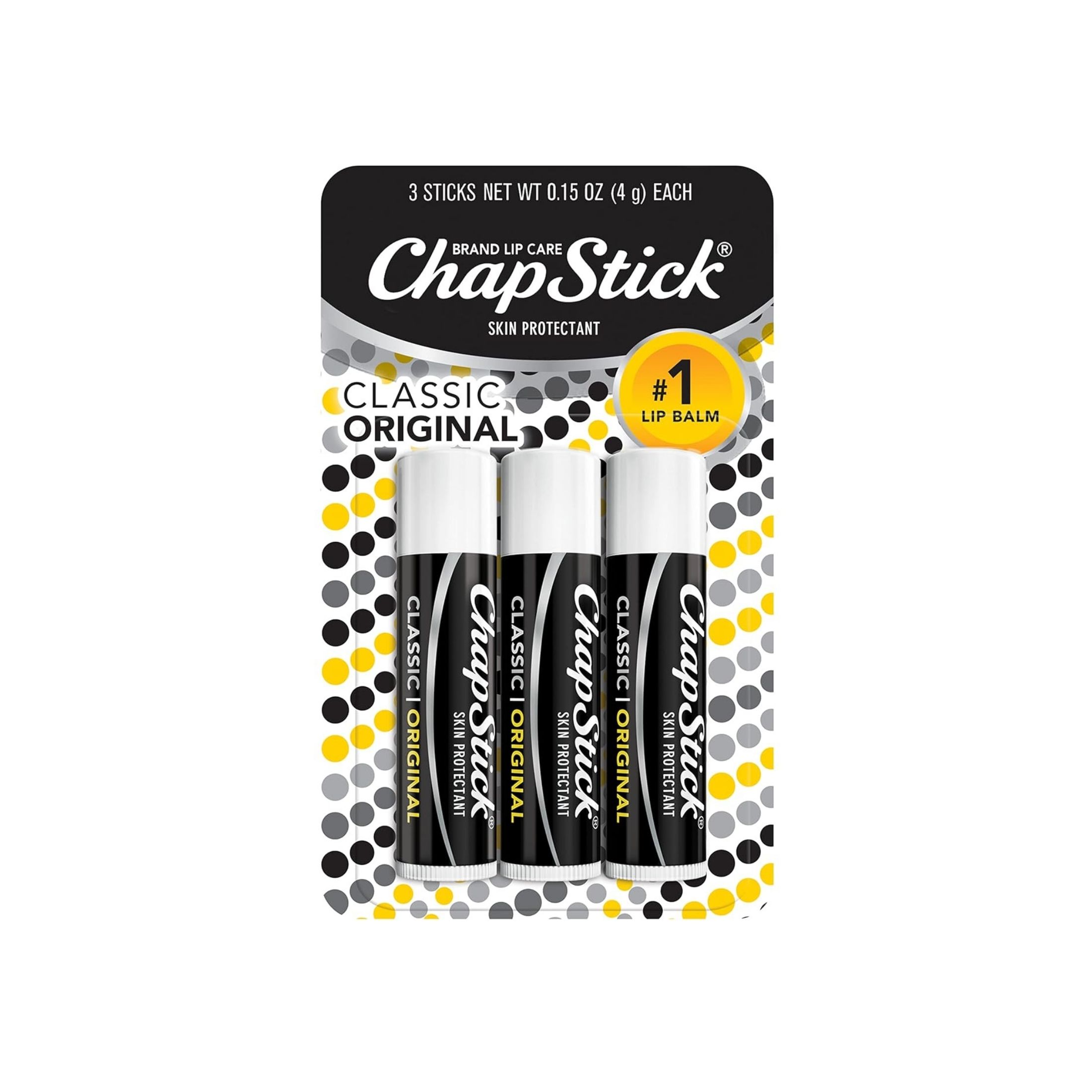 ChapStick Skin Protectant Classic Original Lip Balm Tube, 0.15 Oz