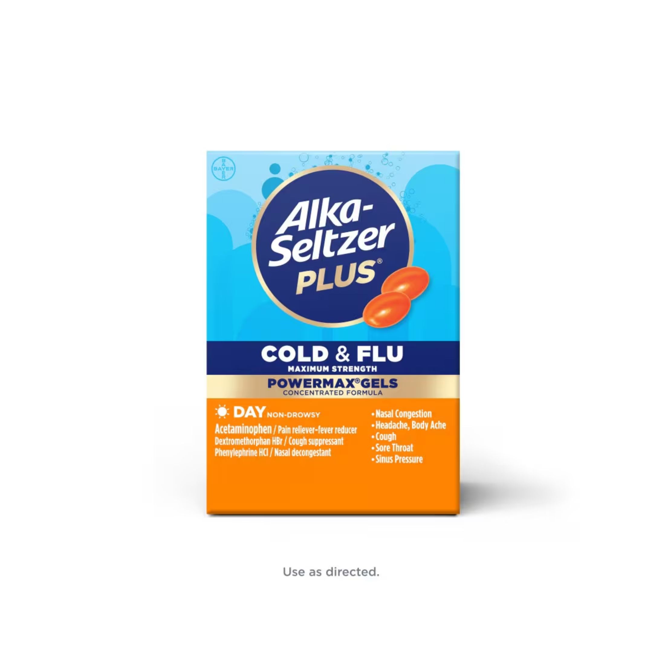 Alka-Seltzer Plus Power Max Liquid Gels Day