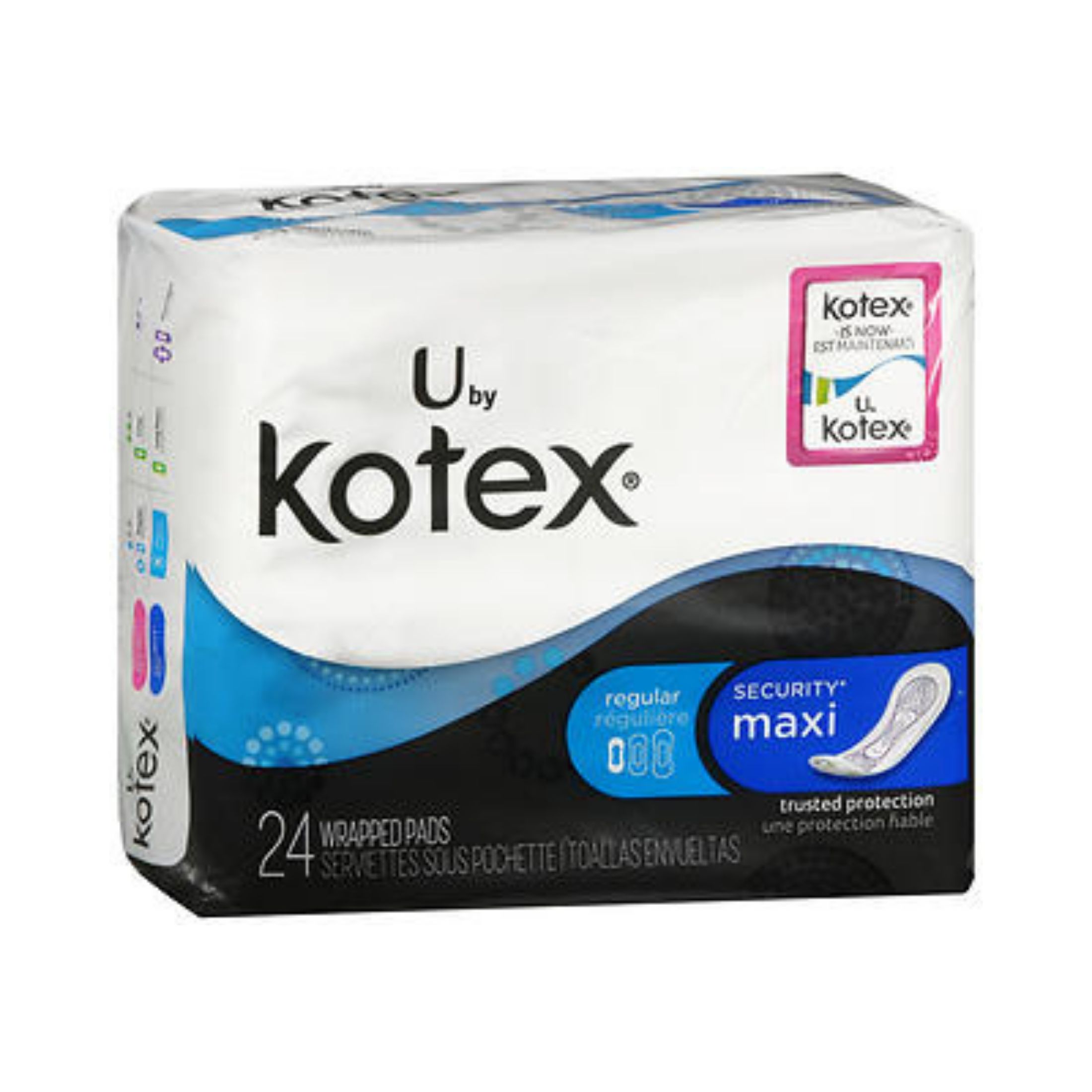 Kotex U By Security Regular Maxi Pads