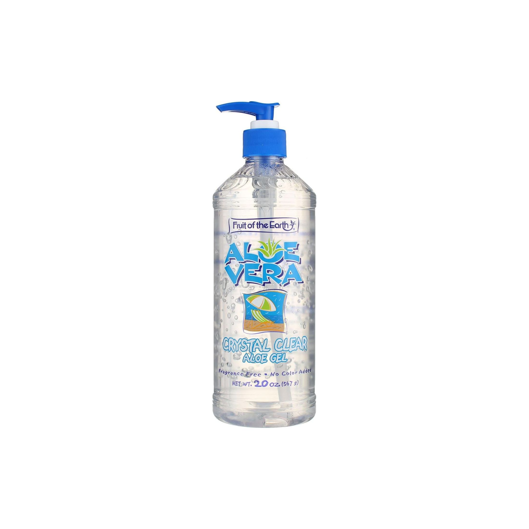 Fruit of the Earth Aloe Vera Crystal Clear Gel Bottle - 20 Oz