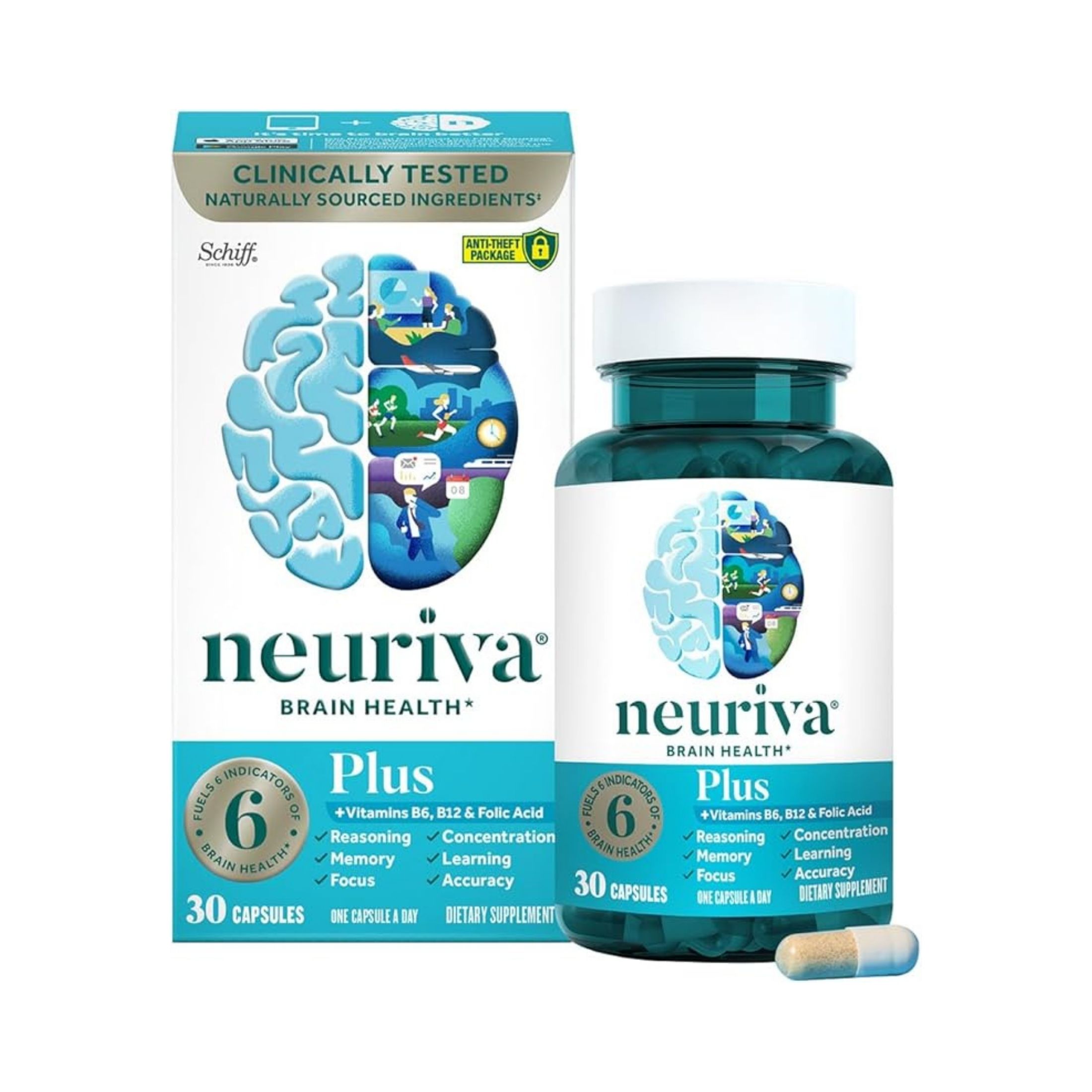 Neuriva Plus Brain Performance Supplement 30 Capsules
