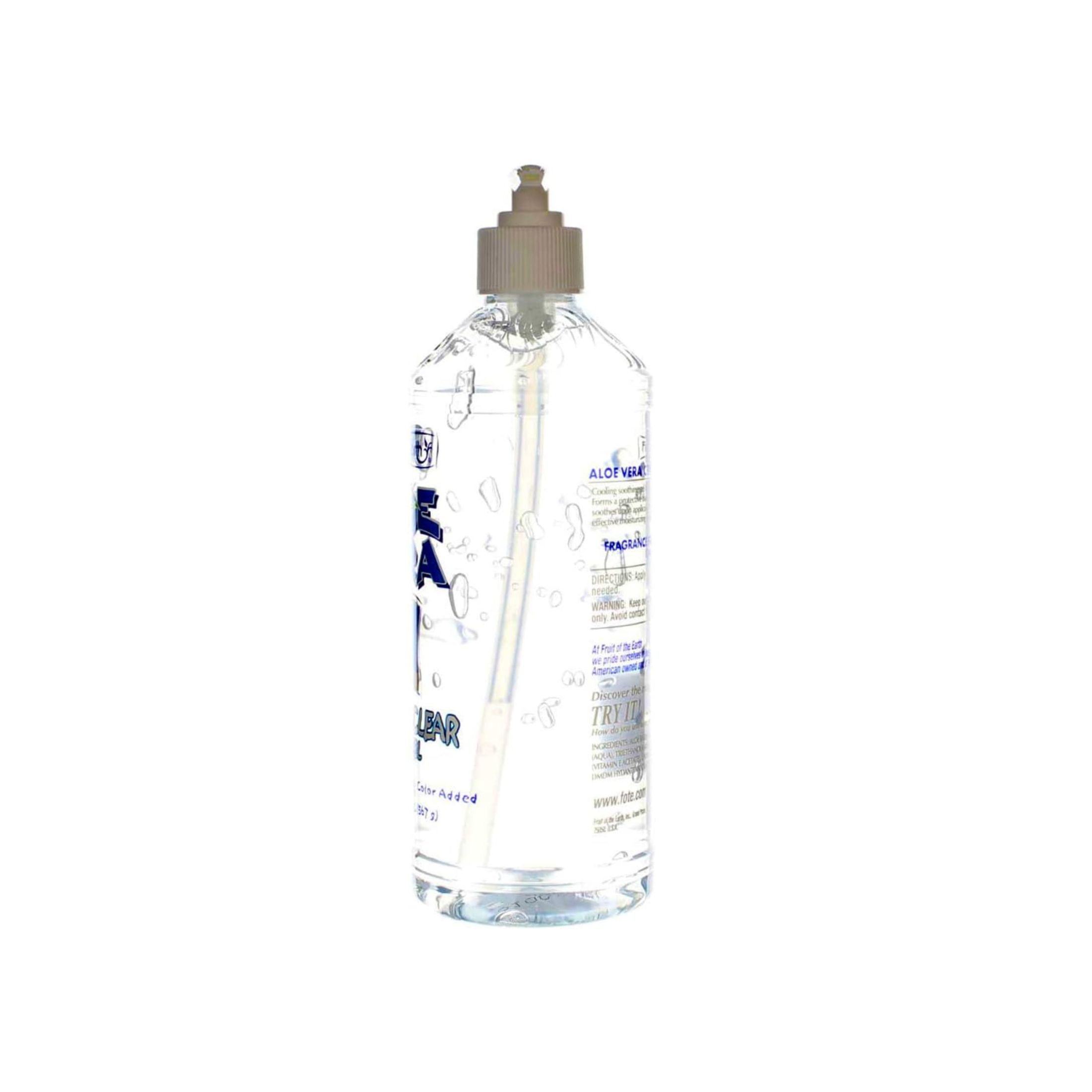 Fruit of the Earth Aloe Vera Crystal Clear Gel Bottle - 20 Oz