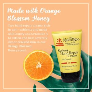 Naked Bee The Serious Hand Repair Cream, Orange Blossom Honey Scent