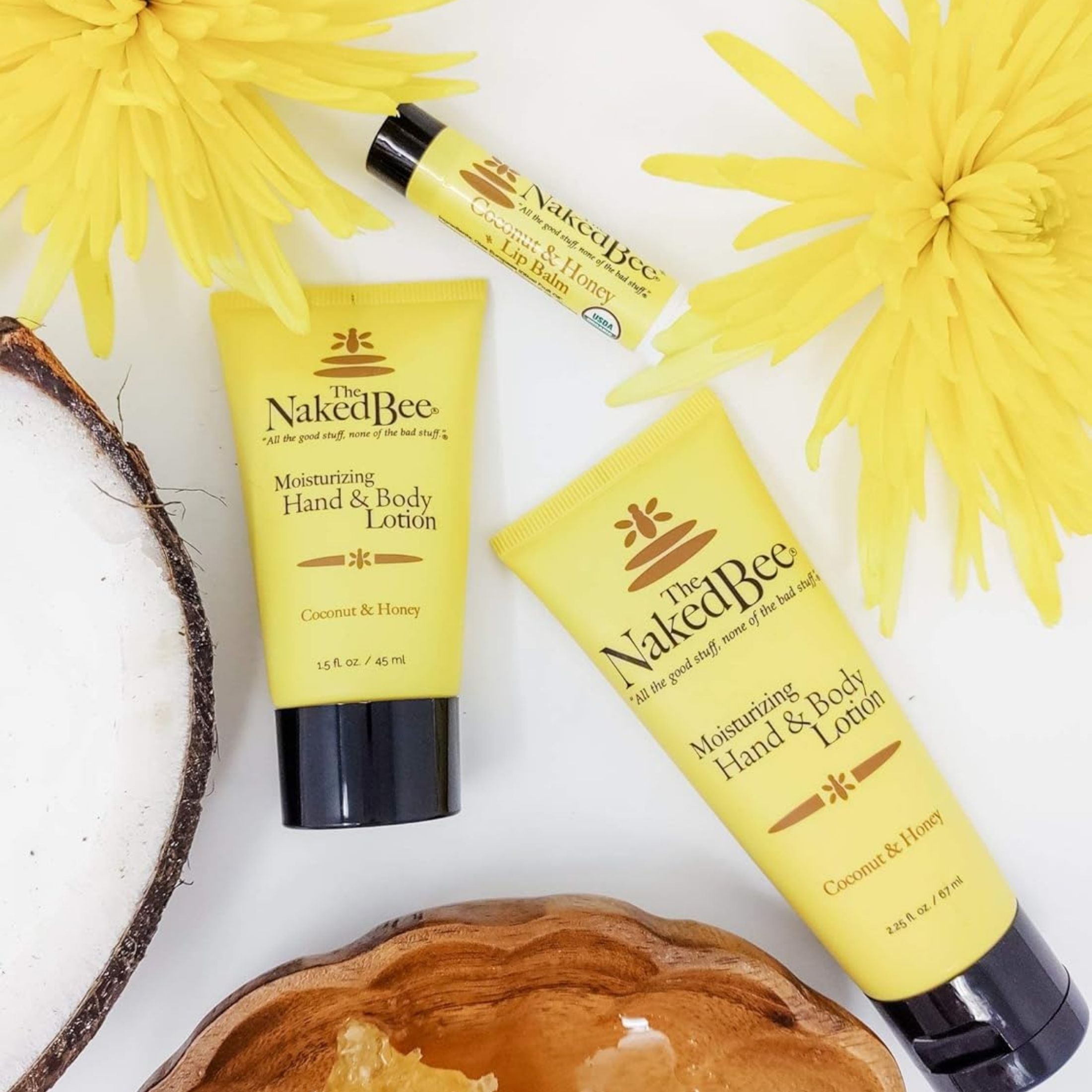 Naked Bee Hand & Body Lotion 2.25oz - Coconut Honey