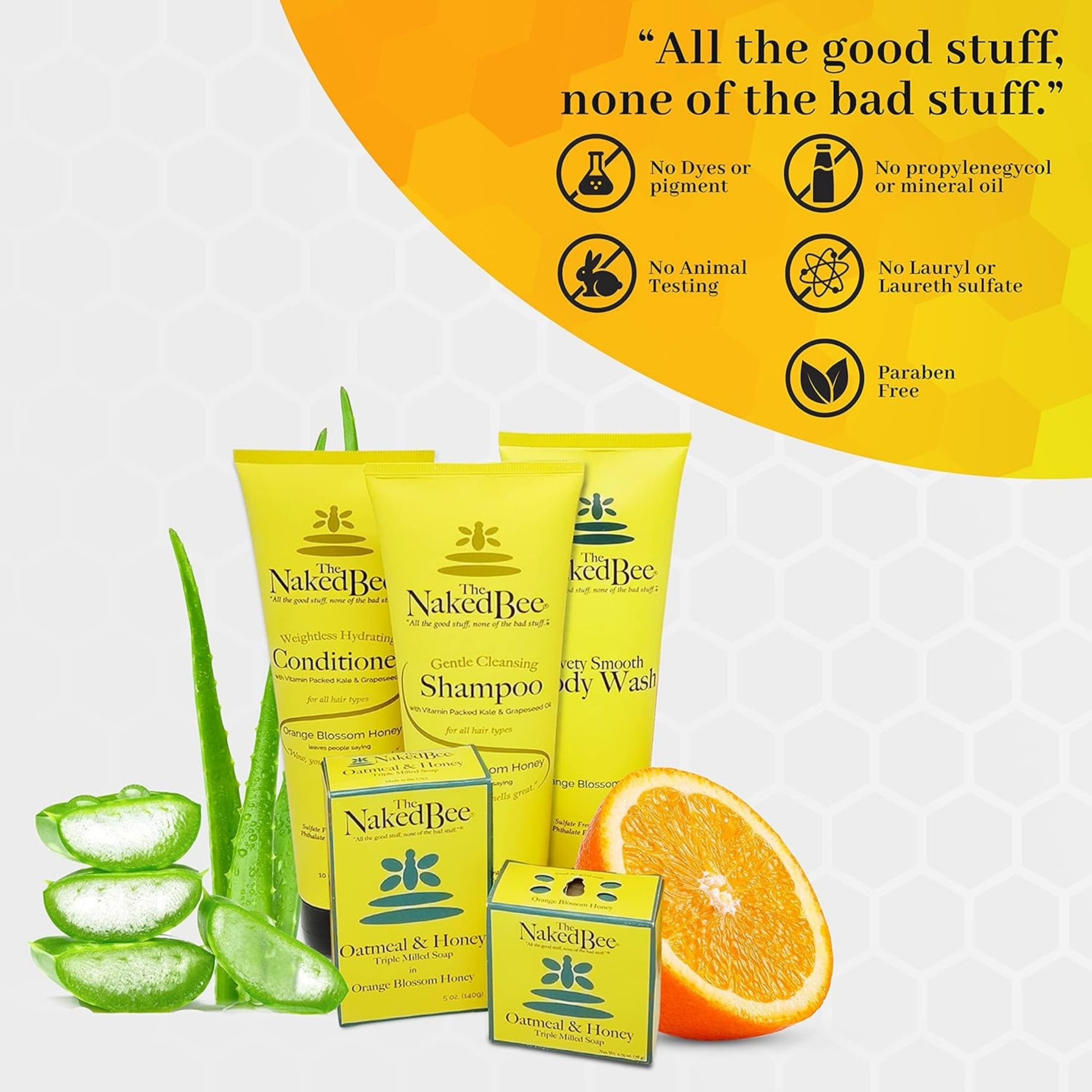 The Naked Bee Orange Blossom Honey Everyday Facial Cleansing Gel