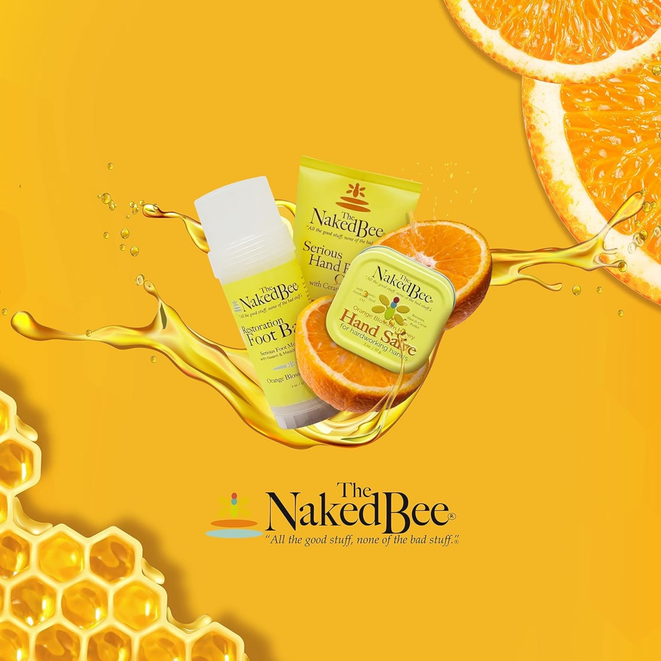 The Naked Bee Orange Blossom Honey Everyday Facial Cleansing Gel
