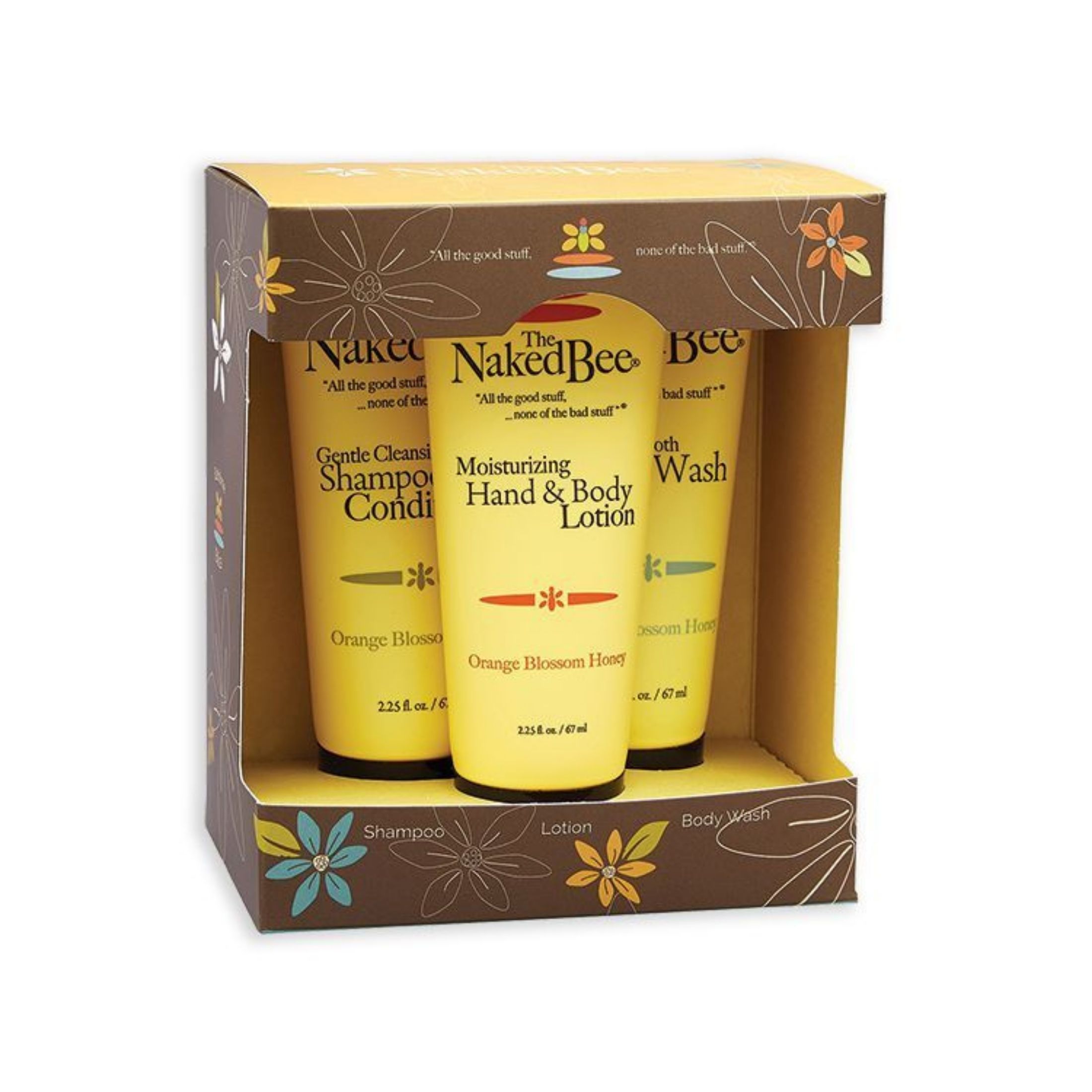 The Naked Bee Orange Blossom Honey Bath And Body Set