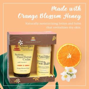 The Naked Bee Orange Blossom Honey Hand And Foot Repair Gift Set