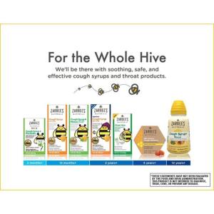 Zarbee's Naturals Nighttime Cough Syrup + Mucus Natural Honey Lemon Flavor, 8 Oz