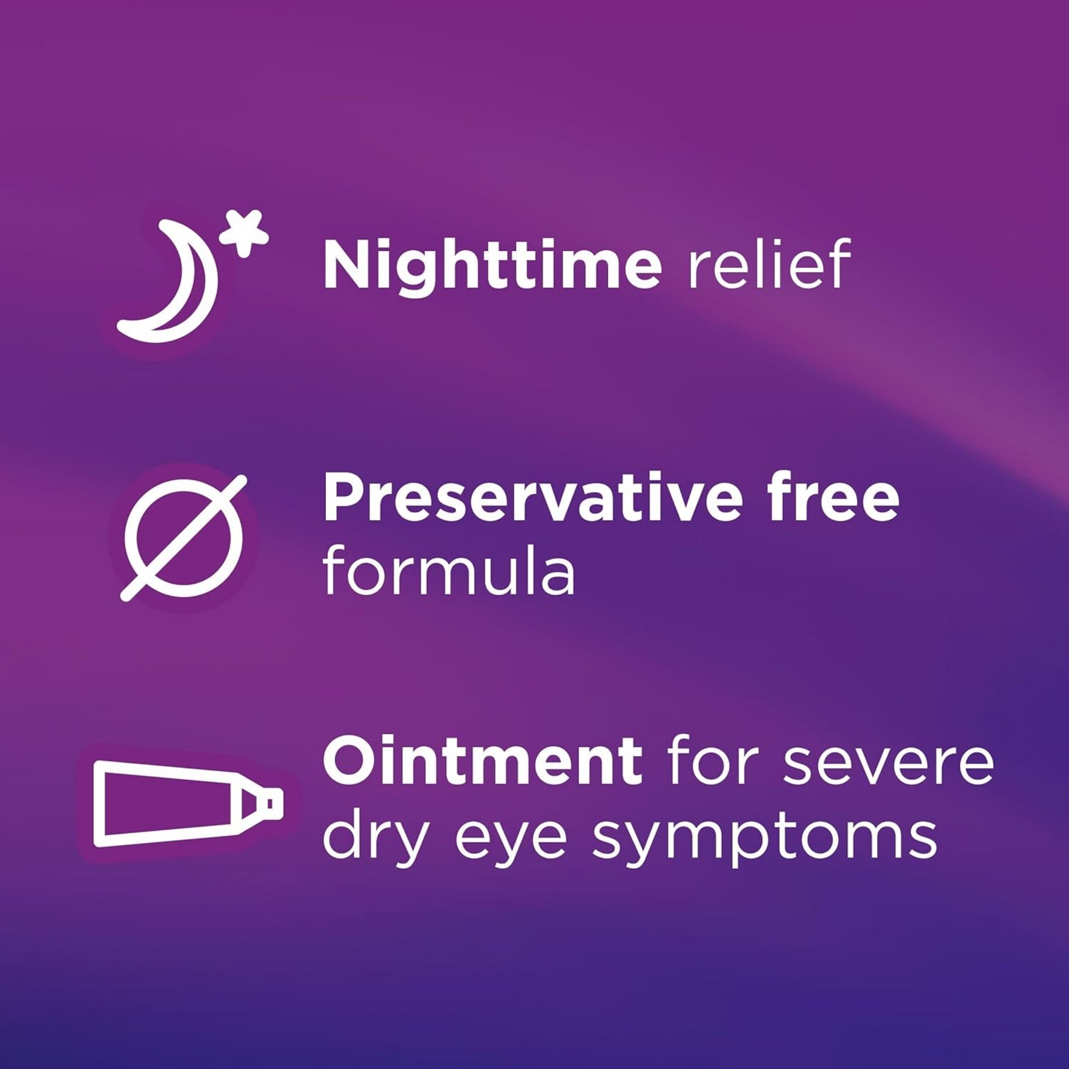 Bausch + Lomb Soothe Nighttime Preservative Free Lubricant Dry Eye Ointment