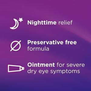 Bausch + Lomb Soothe Nighttime Preservative Free Lubricant Dry Eye Ointment