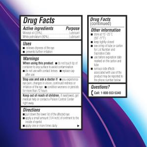 Bausch + Lomb Soothe Nighttime Preservative Free Lubricant Dry Eye Ointment